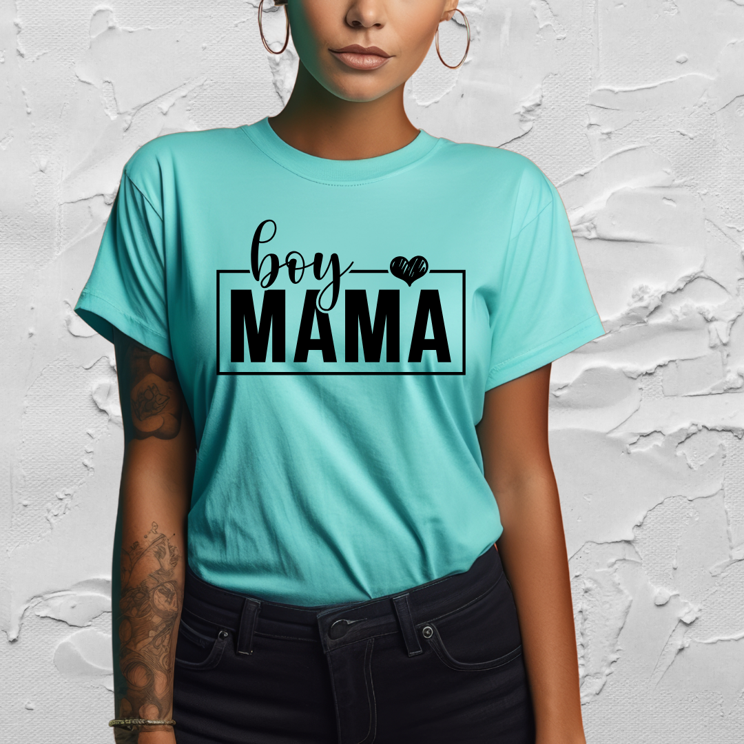 Boy Mama - Boy Mom - Mom T-Shirt