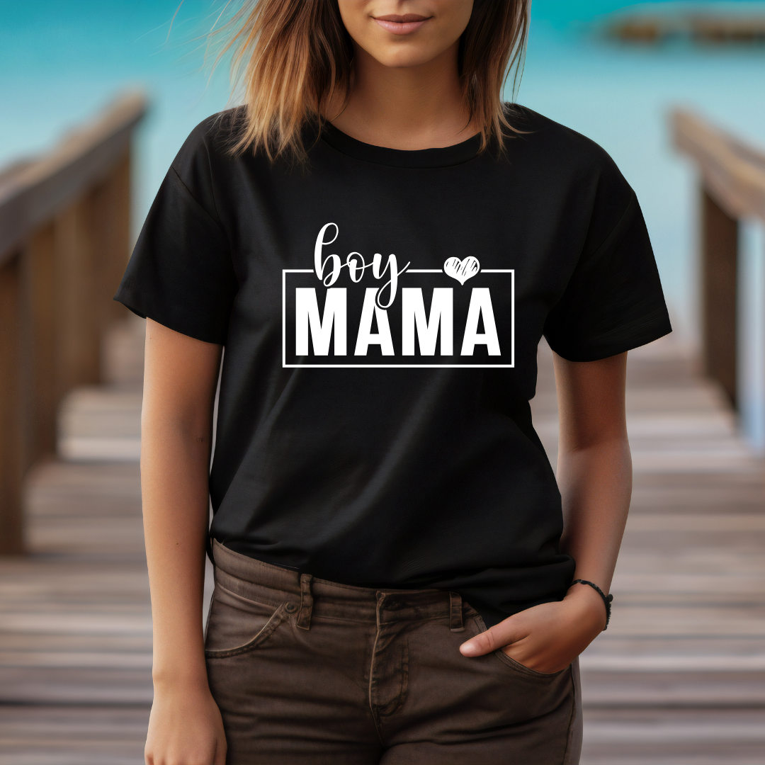 Boy Mama - Boy Mom - Mom T-Shirt
