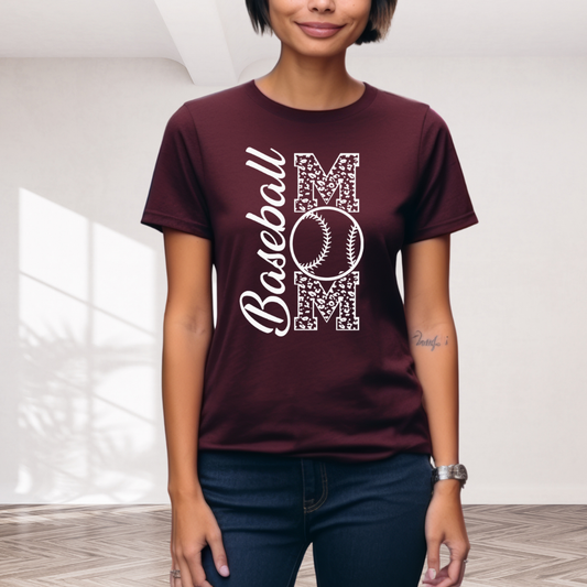 Baseball Mom - Baseball Tee - Mom T-Shirt