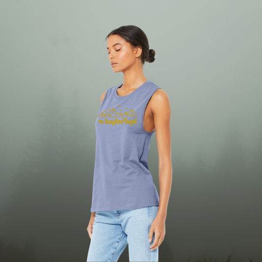 Wanderlust Muscle Tank