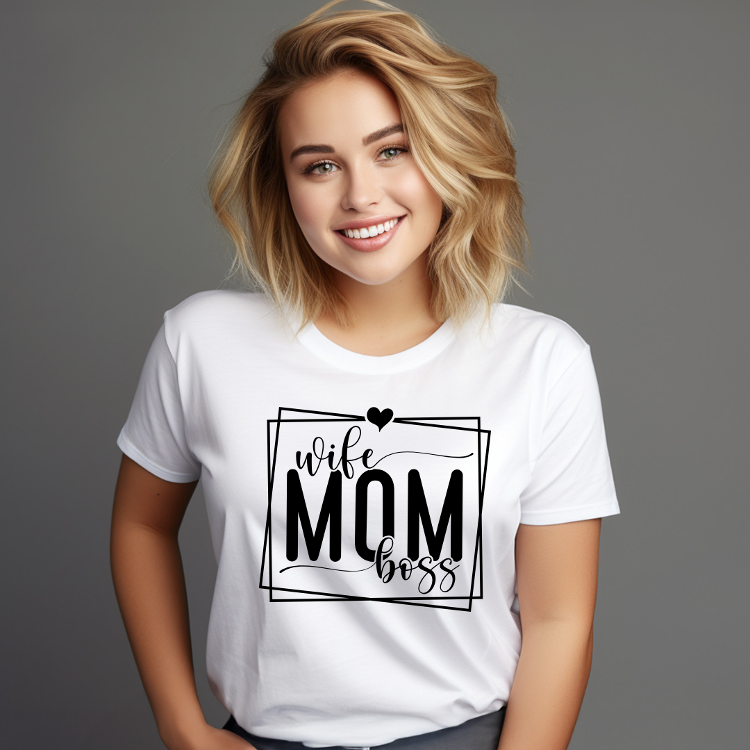 Wife Mom Boss - T-shirt