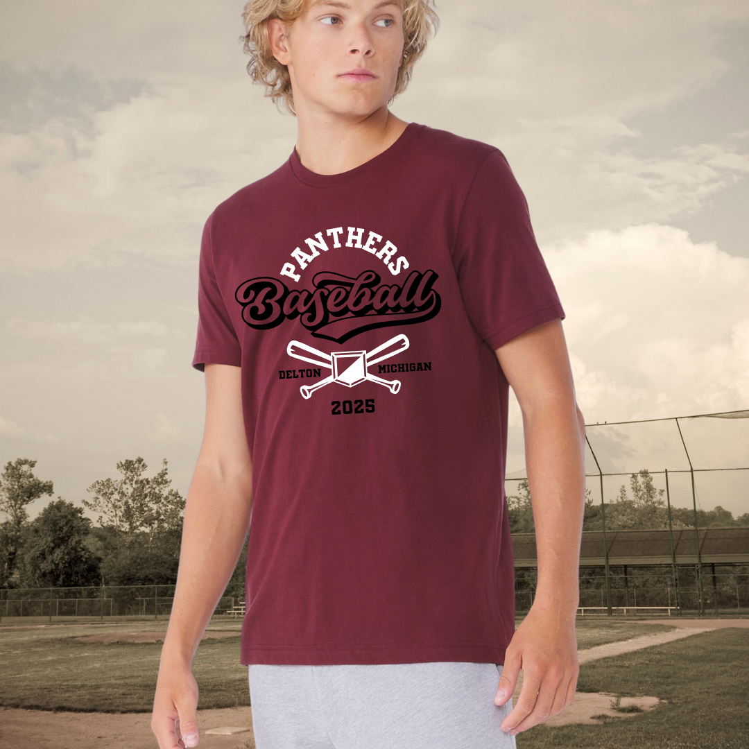 Panthers Baseball - Delton - Michigan - T-Shirt