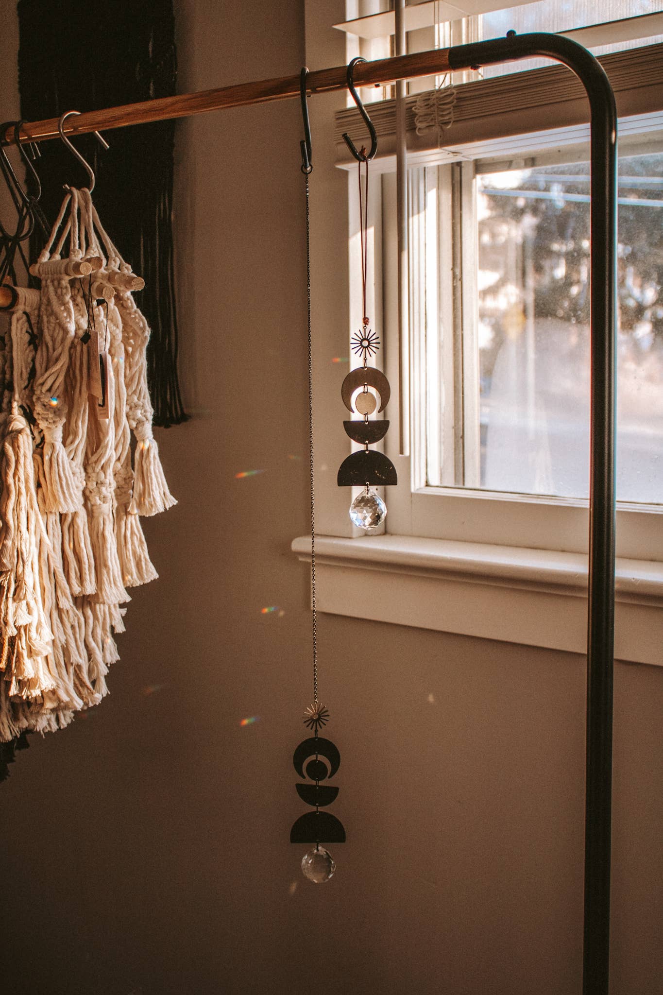 Black Metal Sun Catcher