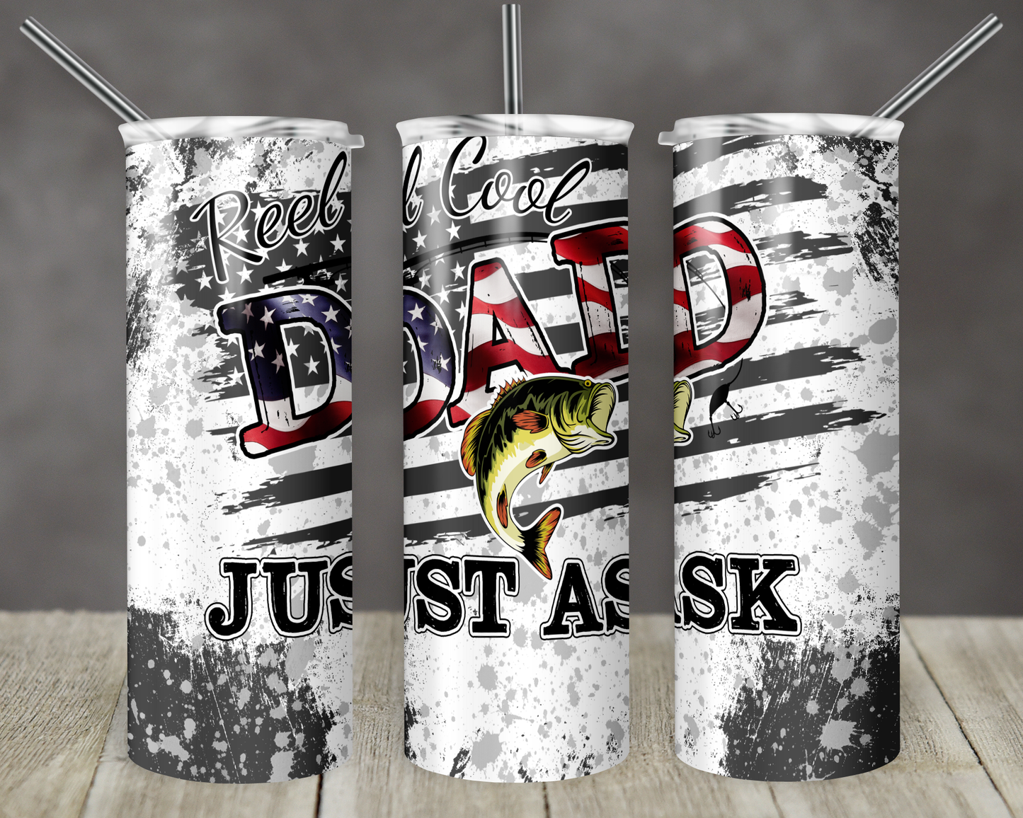 Reel Cool Dad Tumbler - Can be Personalized