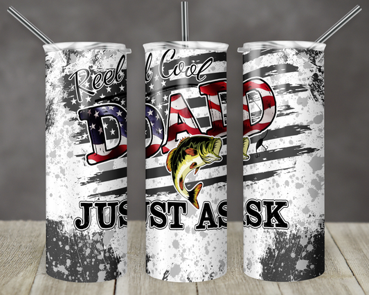 Reel Cool Dad Tumbler - Can be Personalized