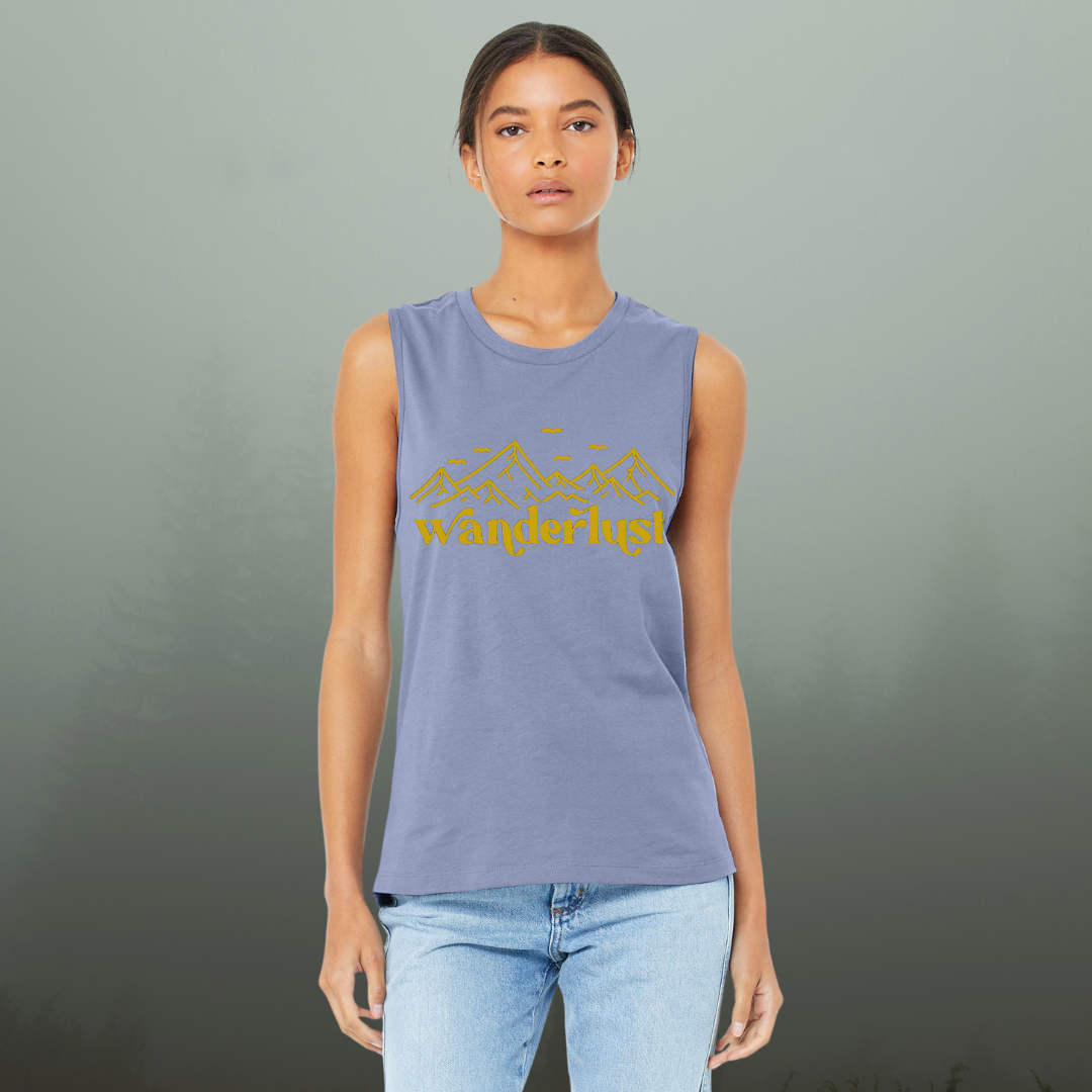 Wanderlust Muscle Tank
