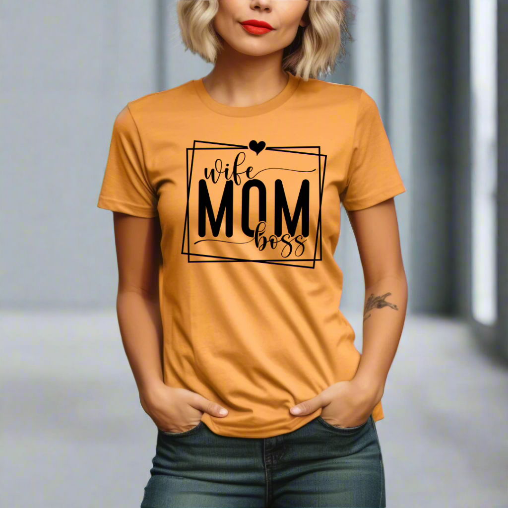 Wife Mom Boss - T-shirt
