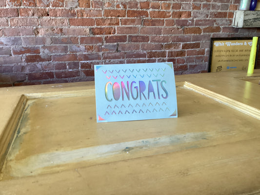 Congrats Card - Congratulations - Grad Card