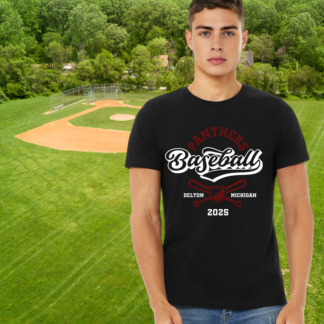 Panthers Baseball - Delton - Michigan - T-Shirt