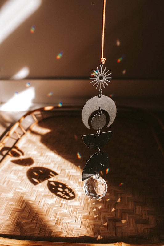 Black Metal Sun Catcher