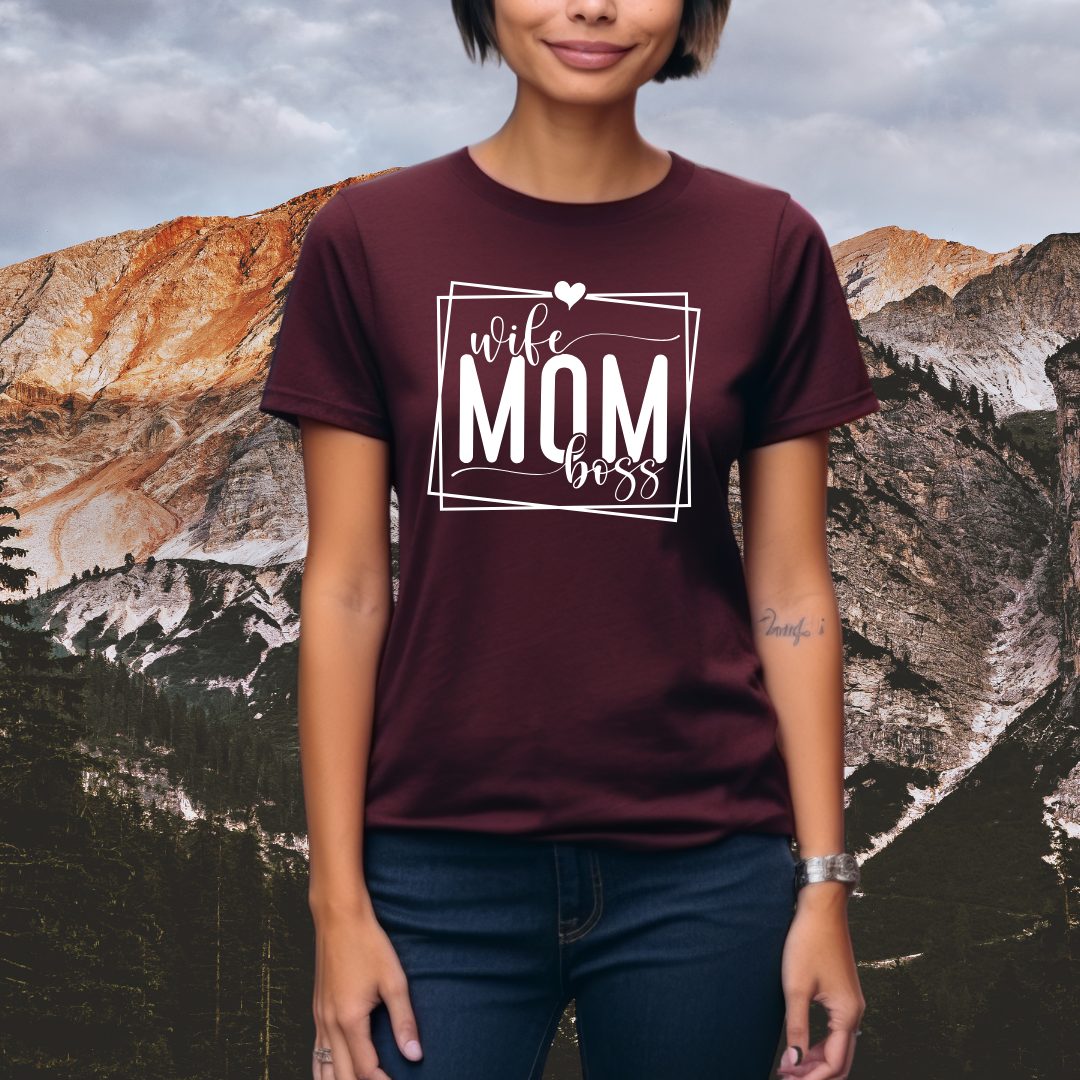 Wife Mom Boss - T-shirt