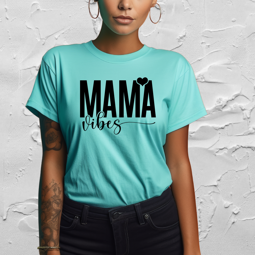 Mama Vibes - Graphic tee - Mom T-Shirt