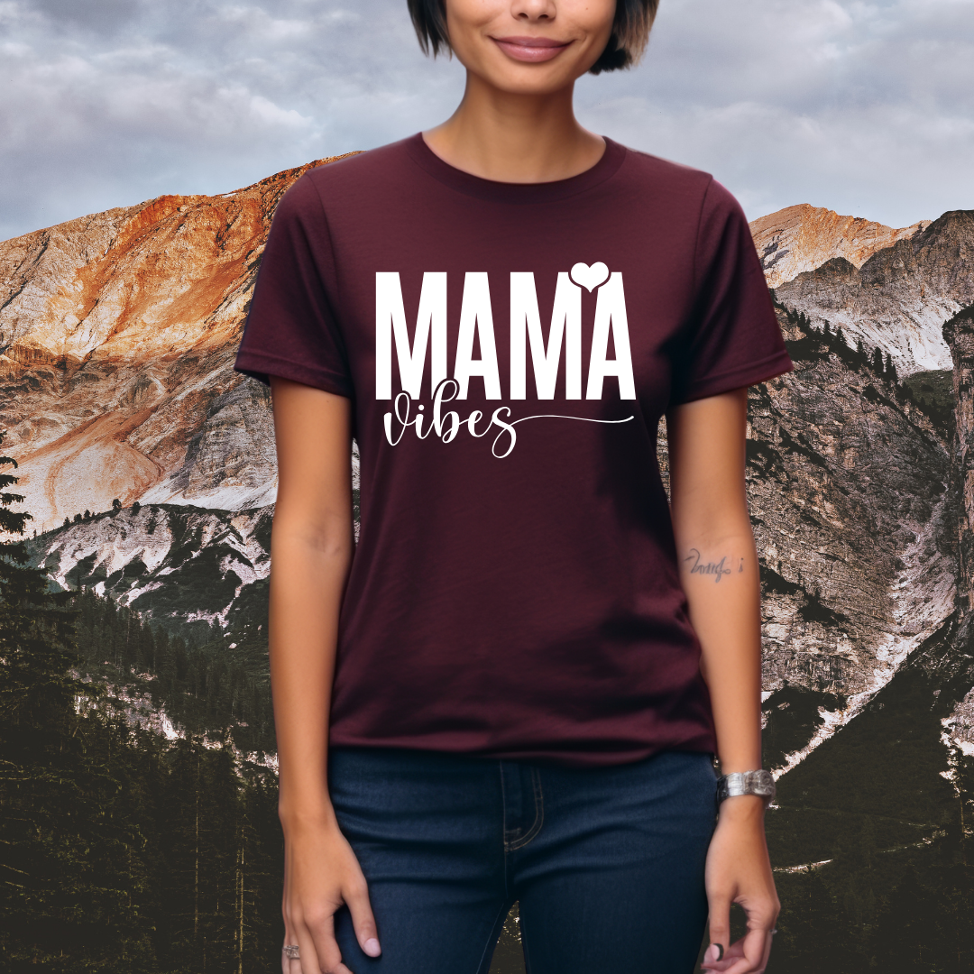 Mama Vibes - Graphic tee - Mom T-Shirt
