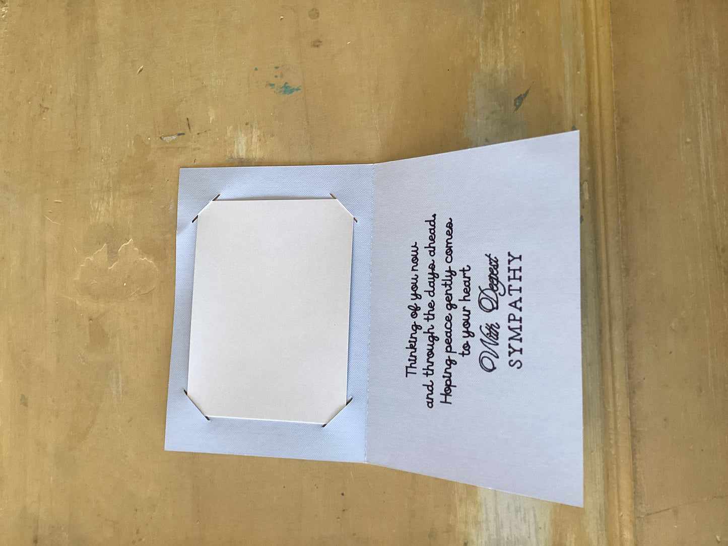Sympathy Card - Loss of Loved One - Sometimes There Are No Words