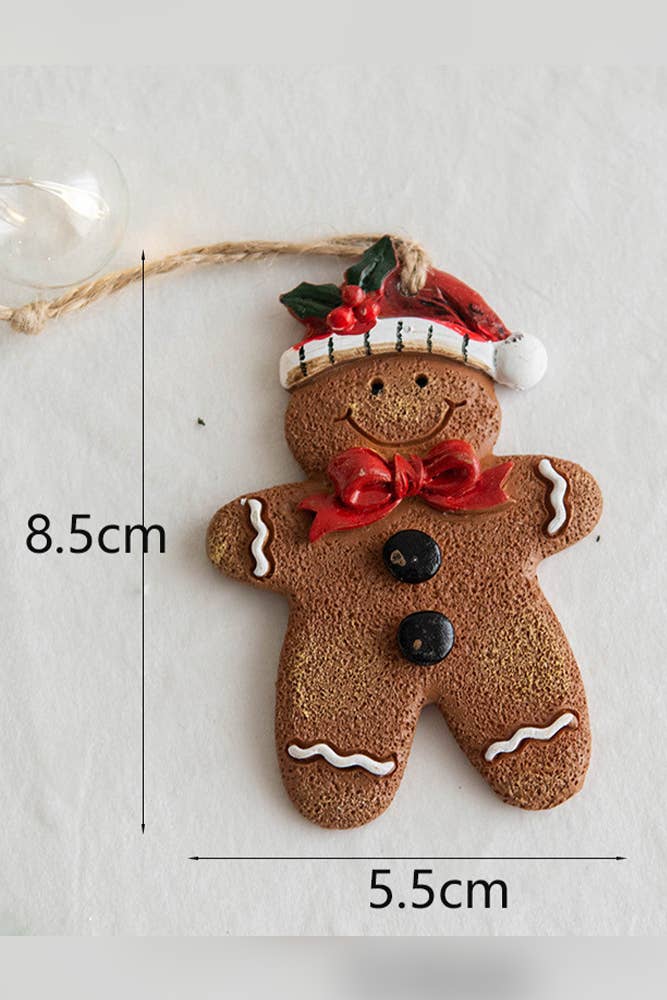 Gingerbread Man Christmas Ornaments