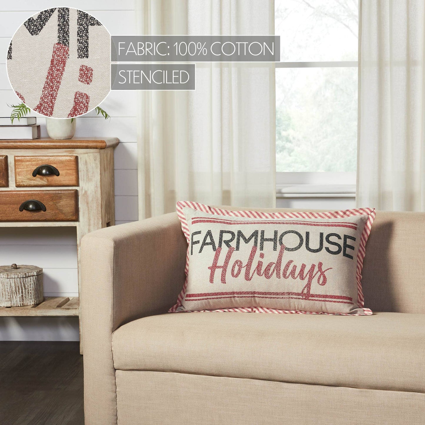 Farmhouse Holidays Pillow
