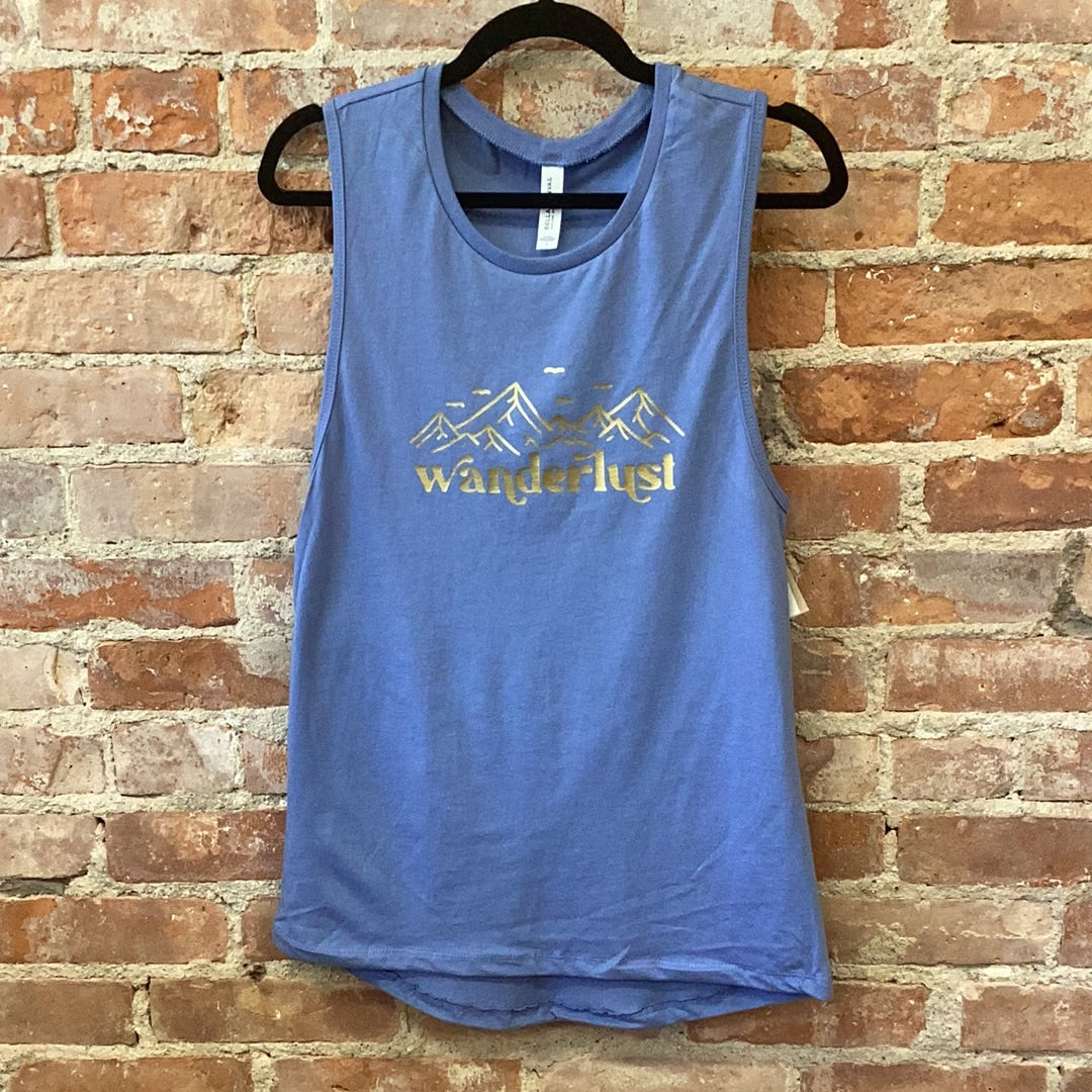 Wanderlust Muscle Tank