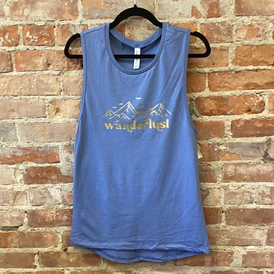 Wanderlust Muscle Tank