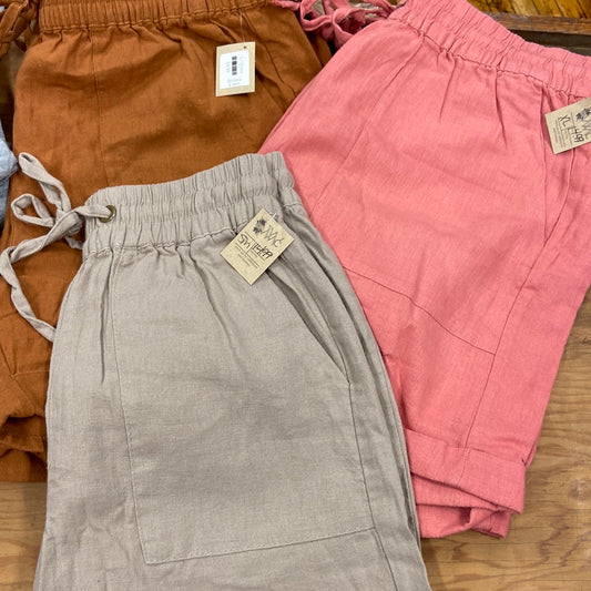 Zenana Linen Shorts - Great for Everyday Wear