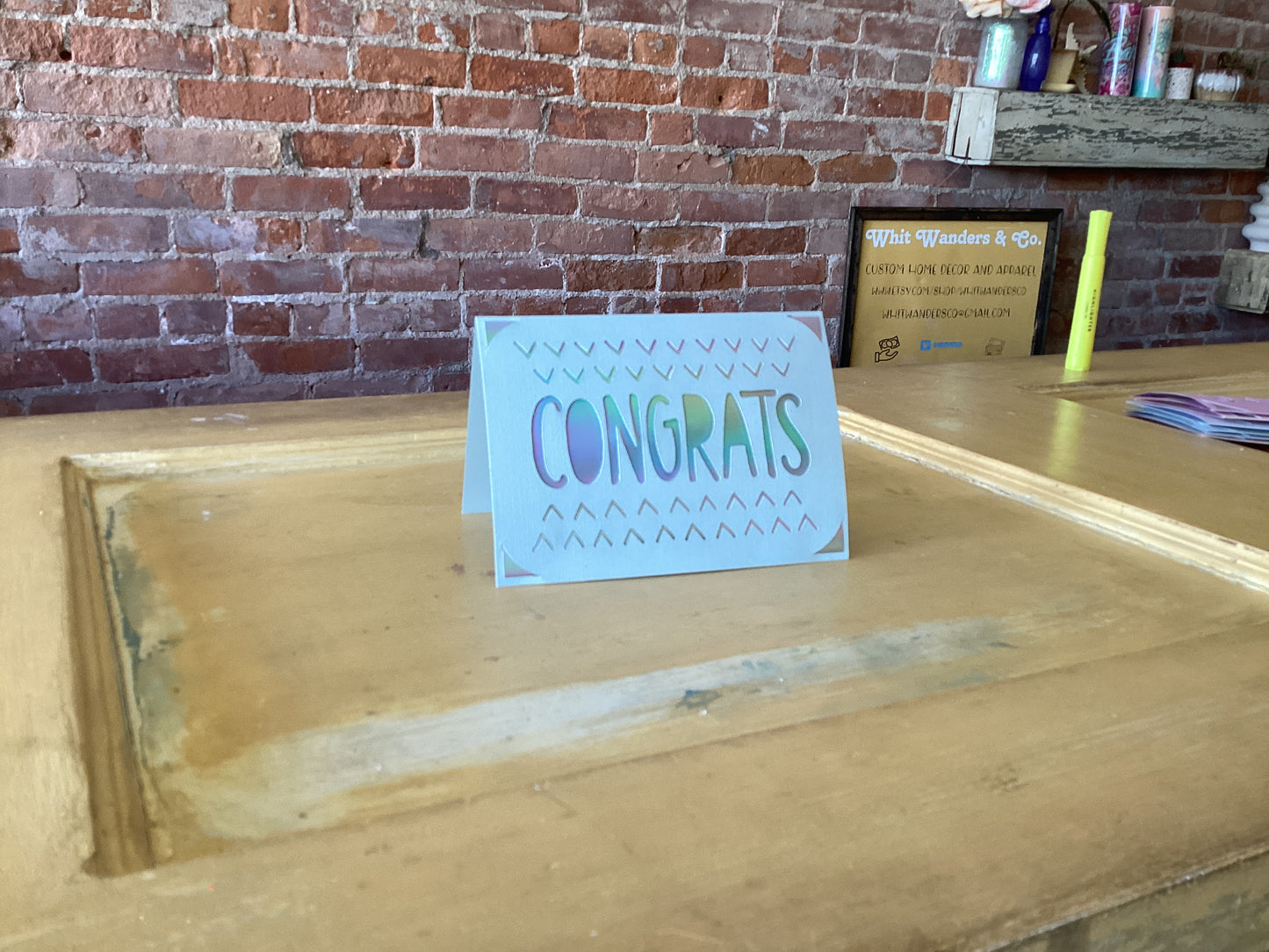 Congrats Card - Congratulations - Grad Card