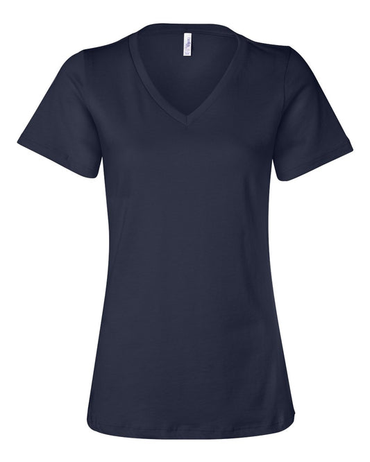 Camiseta de mujer con cuello en V
