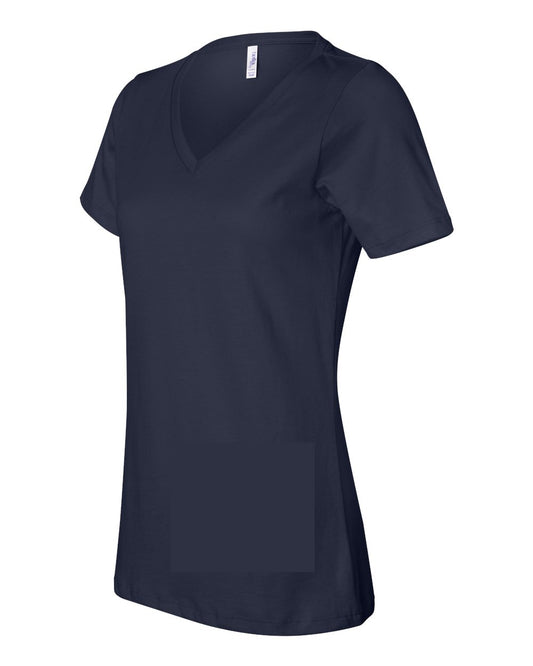 Camiseta de mujer con cuello en V