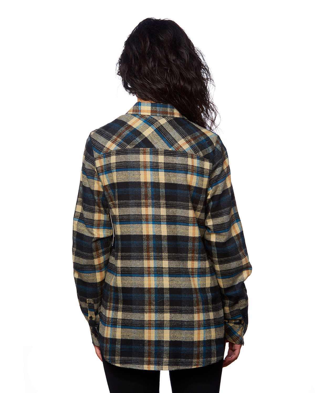 Ladies Plaid Flannel Shirt