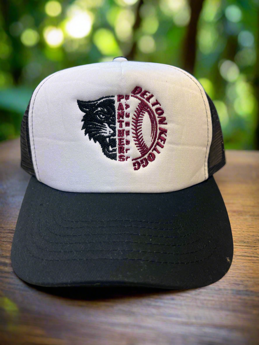 Delton Kellogg Panthers Baseball Trucker Hat