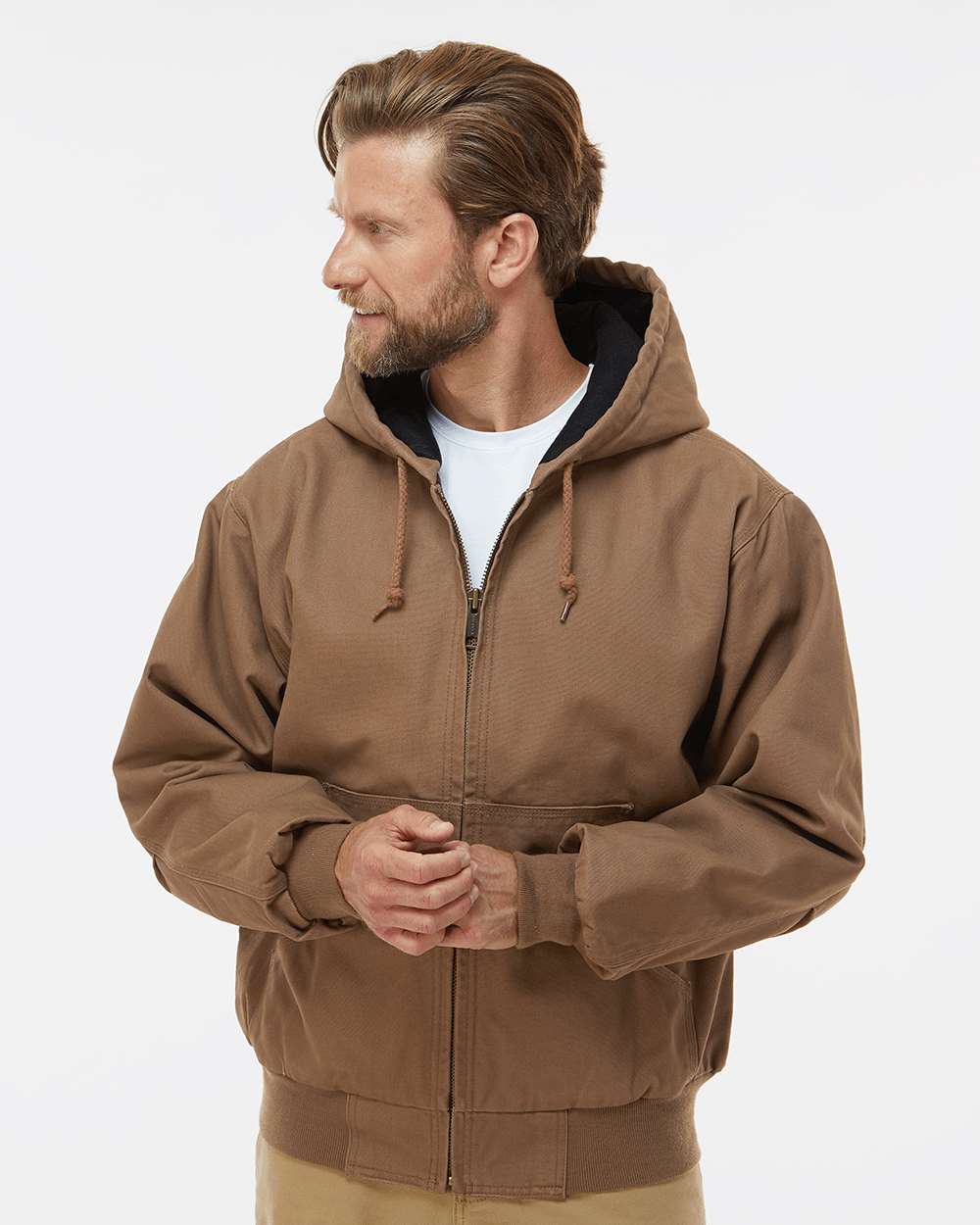 DRI DUCK Cheyenne Boulder Cloth™ Hooded Jacket with Tricot Quilt Lining