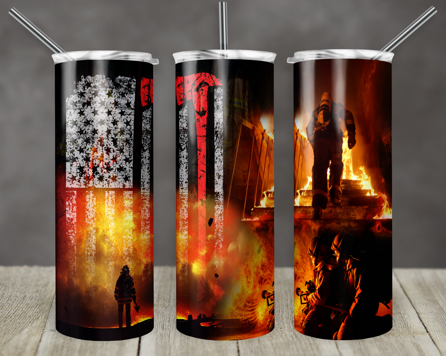 Firefighter's Blaze Tumbler