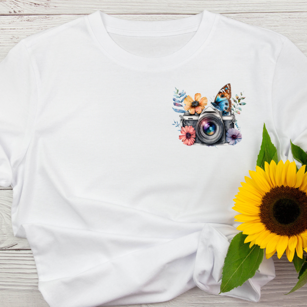 Vintage Garden Camera Tee