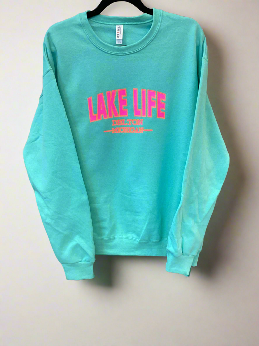 Delton Michigan Crewneck Sweatshirt - Delton - Michigan - Lake Life