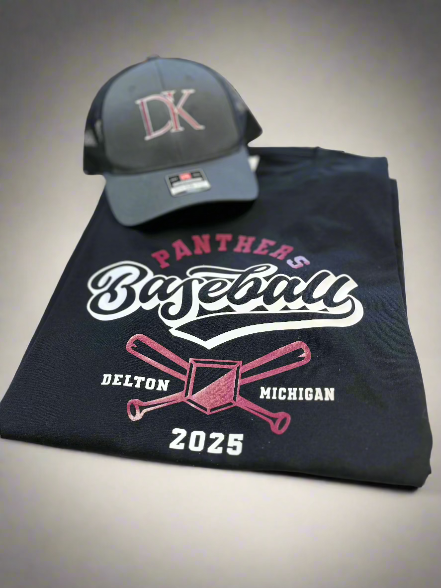 Panthers Baseball - Delton - Michigan - T-Shirt