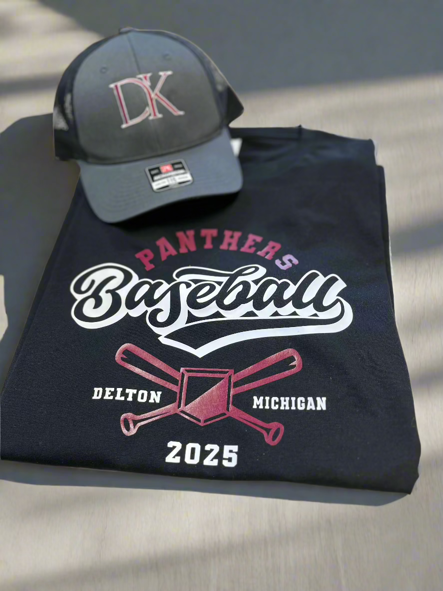 Panthers Baseball - Delton - Michigan - T-Shirt