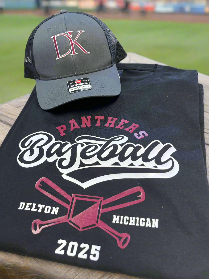 Panthers Baseball - Delton - Michigan - T-Shirt