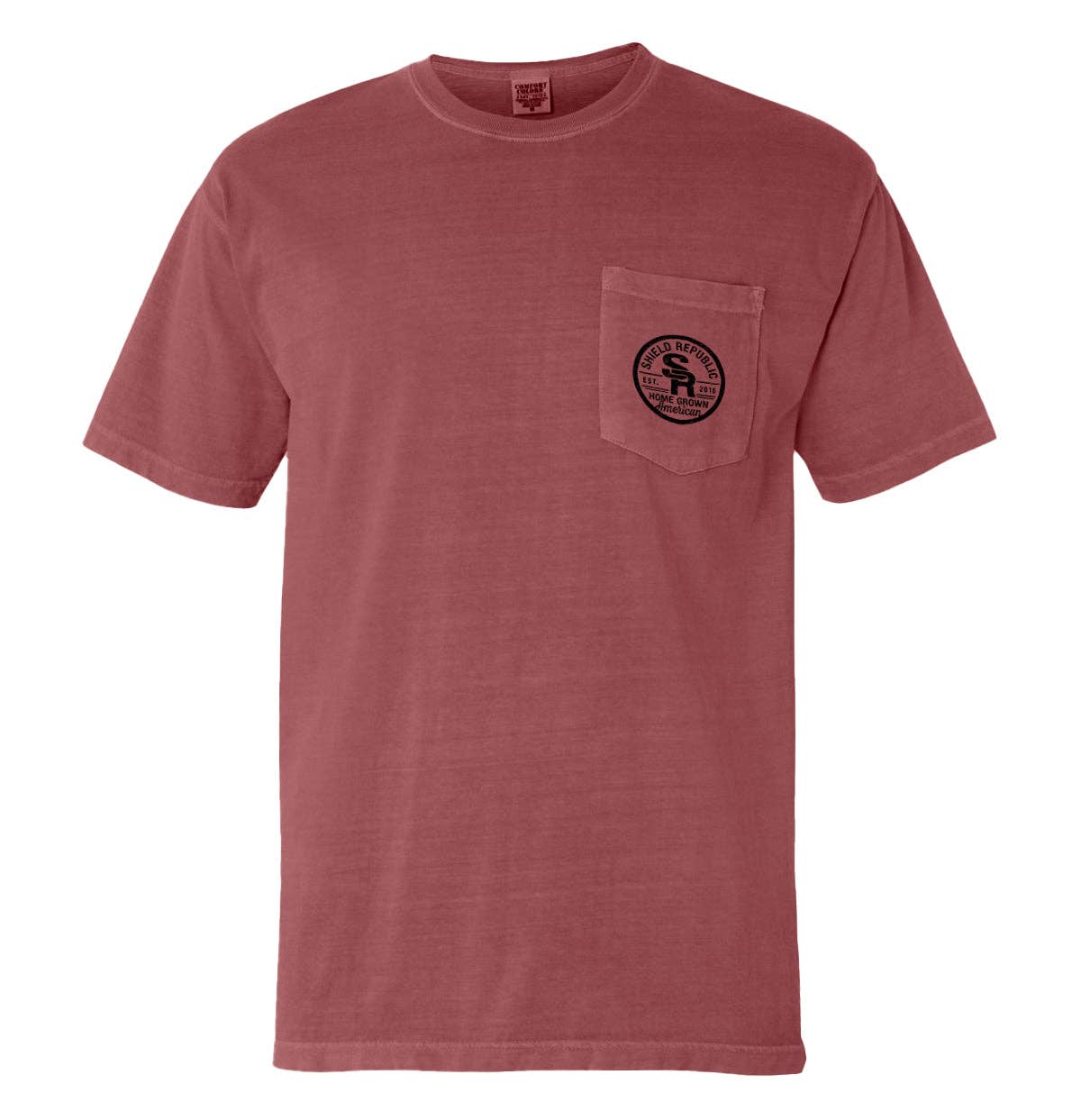 I'm Not Old, I'm Aged to Perfection: Comfort Colors Pocket Tee / Crimson