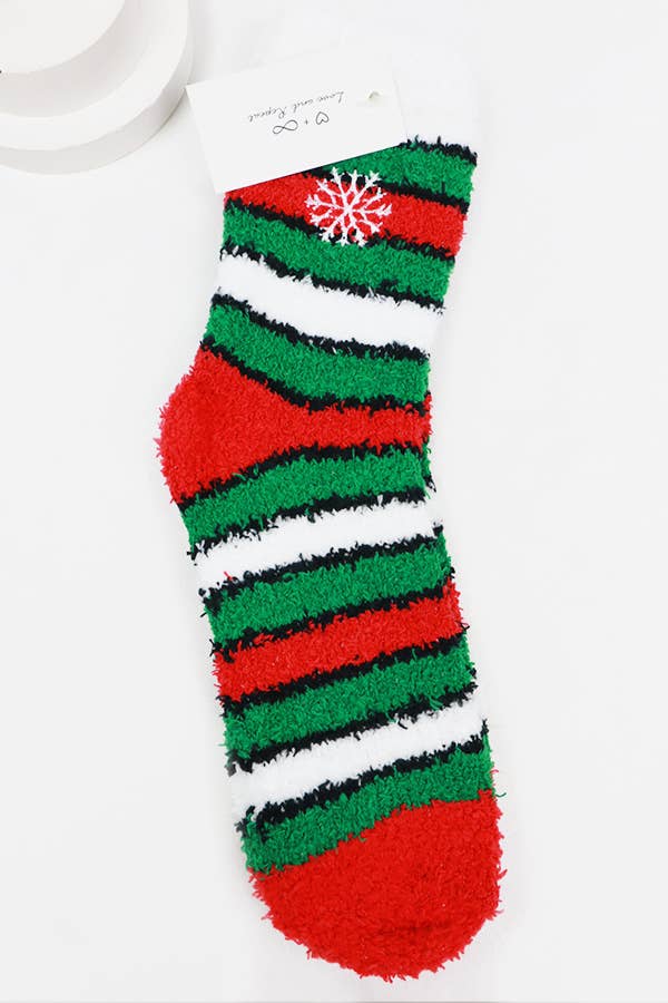 Christmas Plush Socks