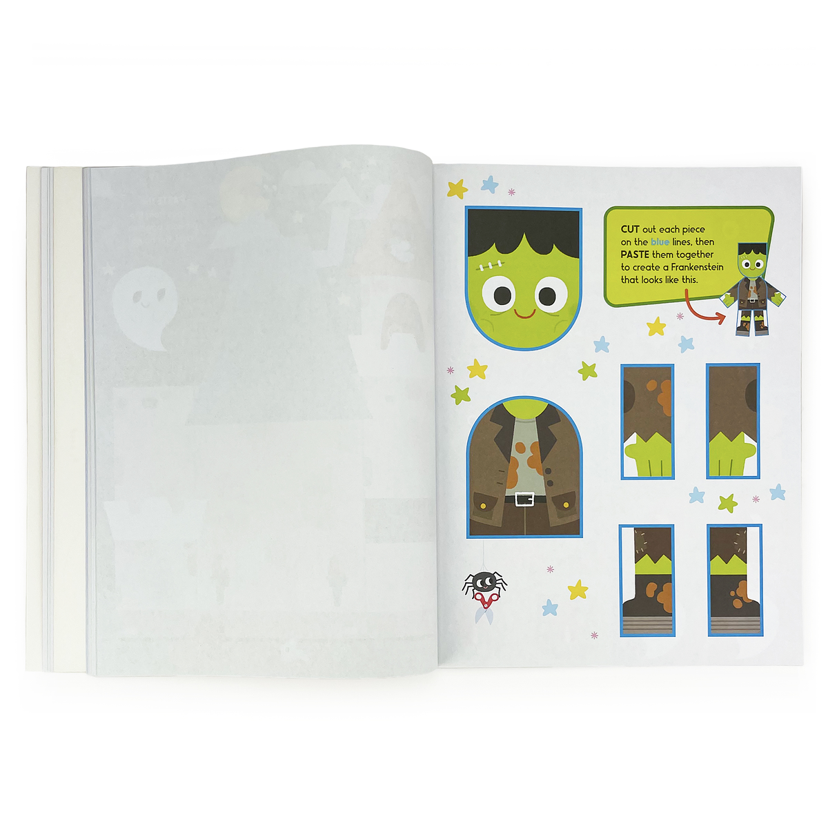 Halloween Scissor & Paste Skills For Kids