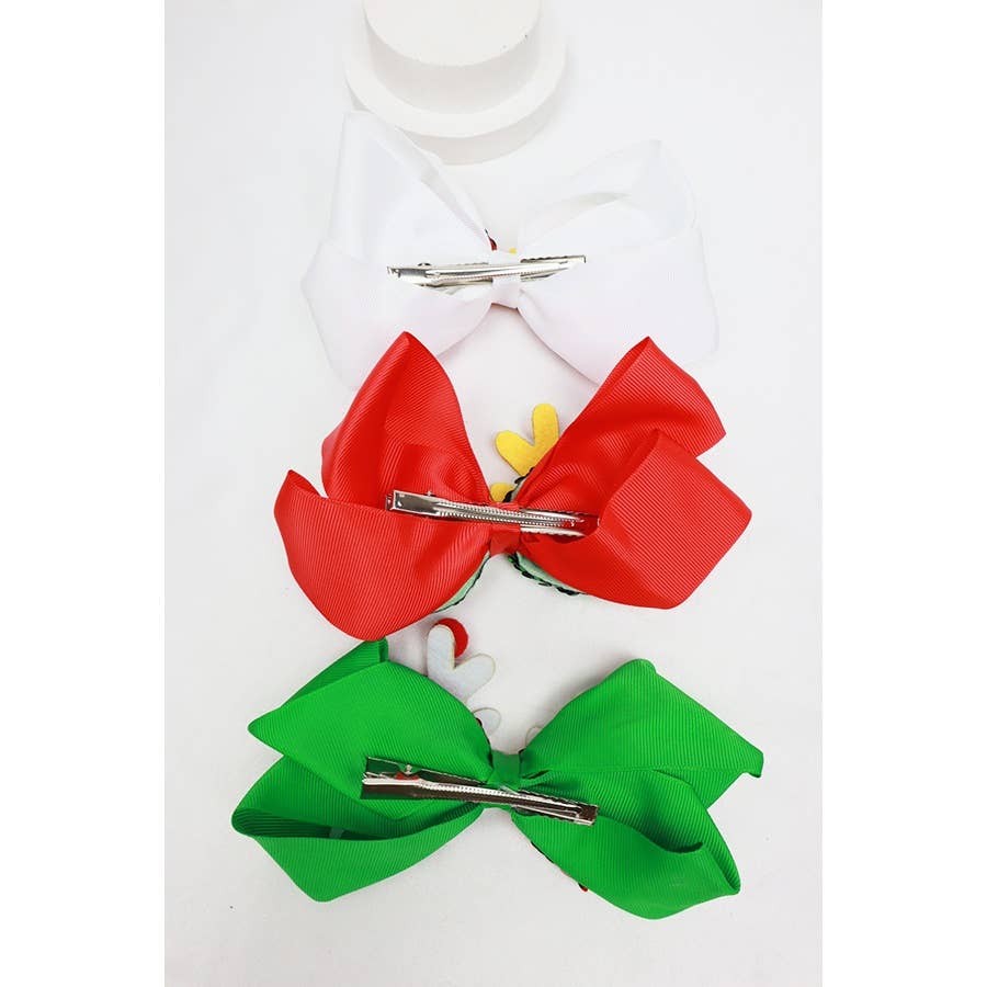 Christmas Theme Bow Clip