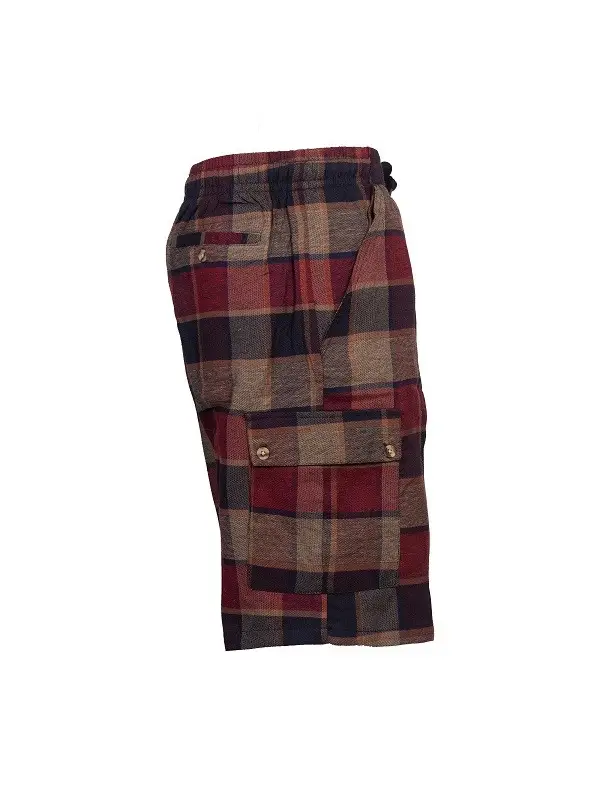 Plaid Cargo Shorts