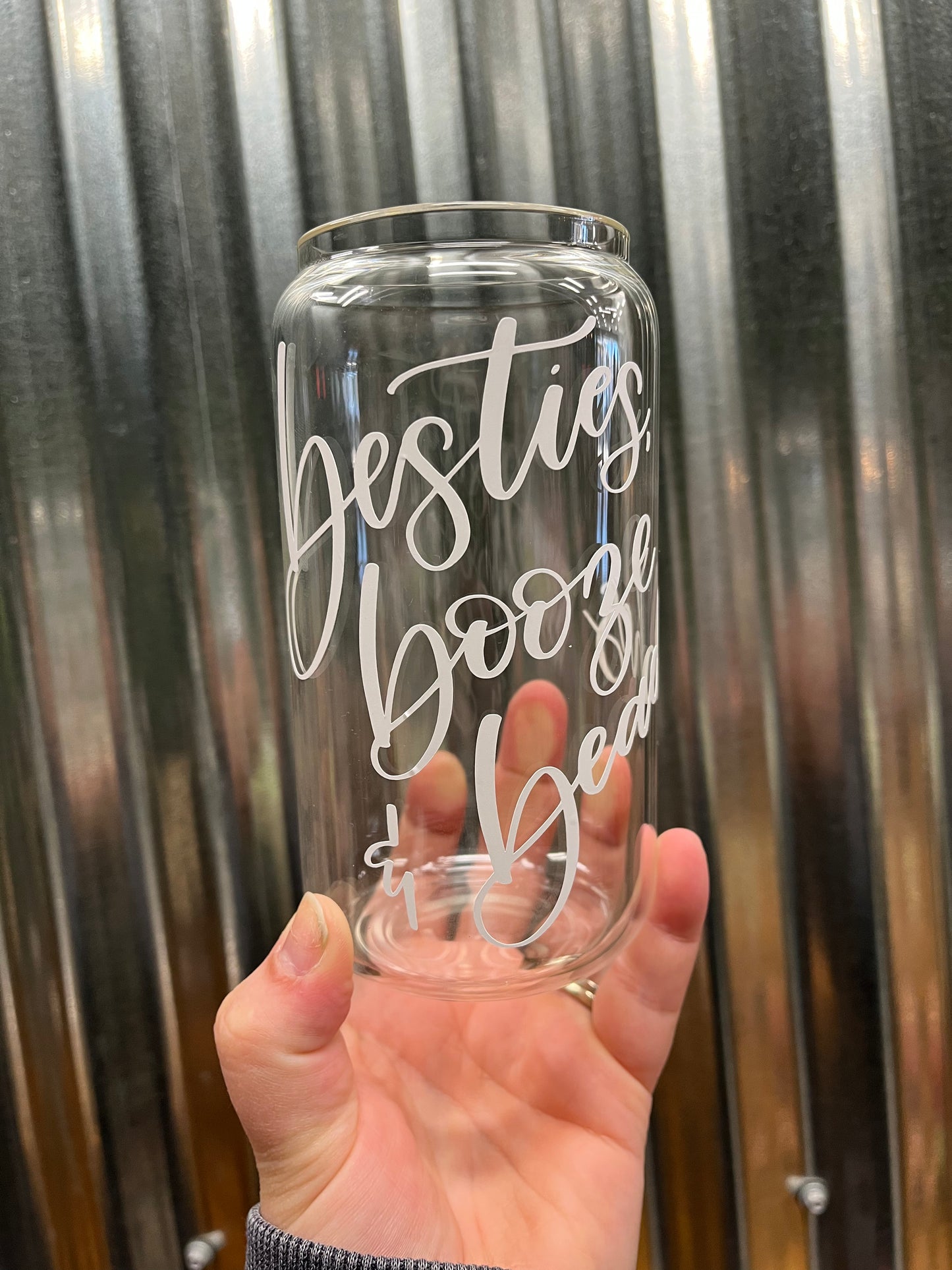 Besties, Booze & Beaches Beer Can