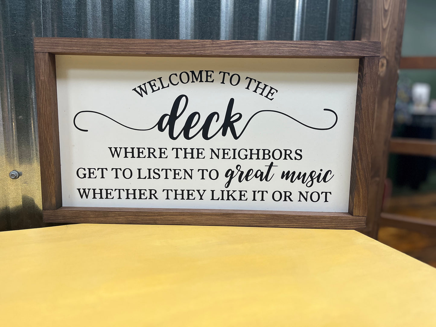 Bienvenido a la cubierta