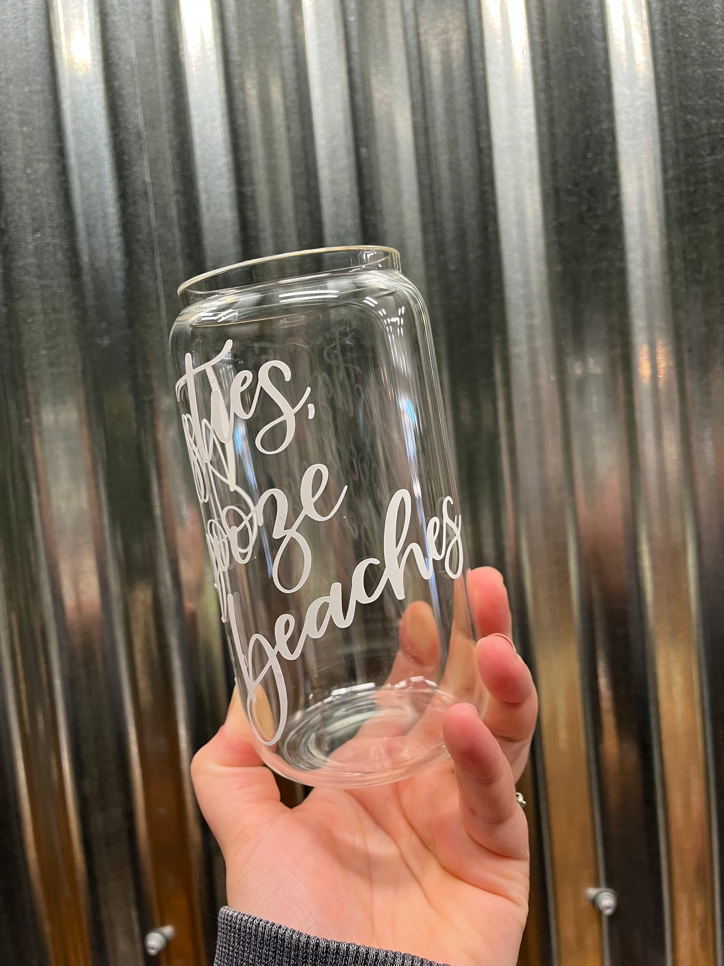 Besties, Booze & Beaches Beer Can