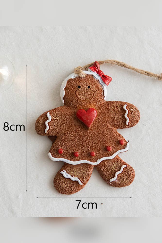 Gingerbread Man Christmas Ornaments