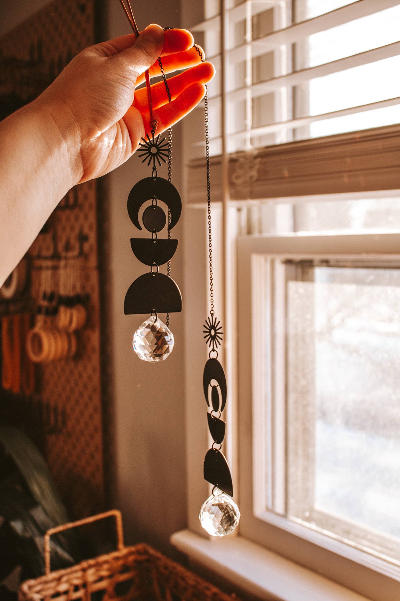 Black Metal Sun Catcher