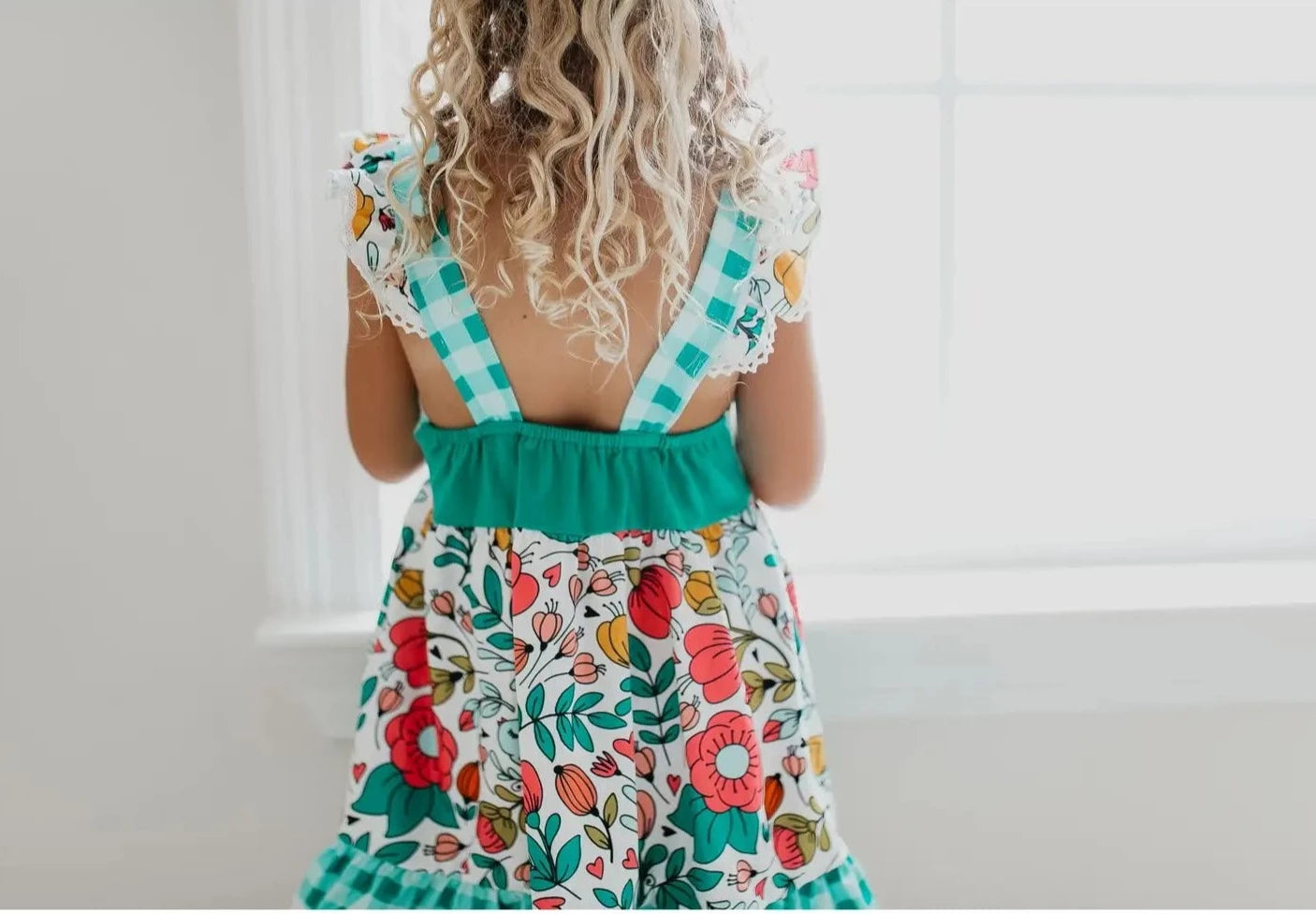 Summer Floral Set - Girls Summer Outfit