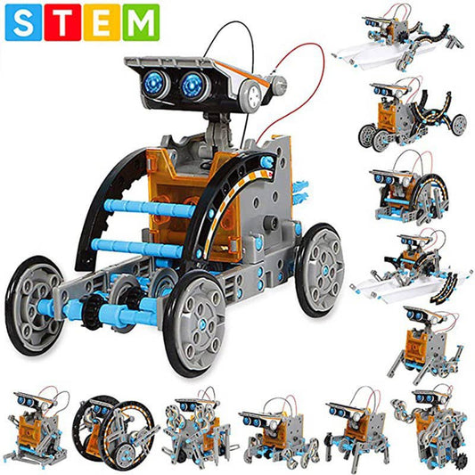 STEM 13-in-1 Education Solar Robot Toys DIY Building Toys