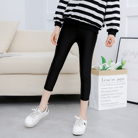 Girl Basic Black Capri Leggings