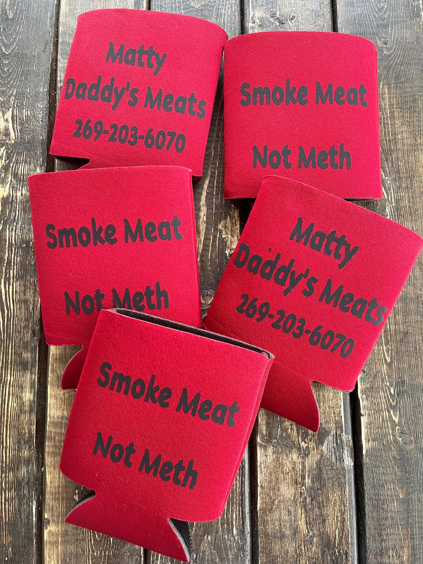 Fuma carne, no metanfetamina, 12 oz Coozie