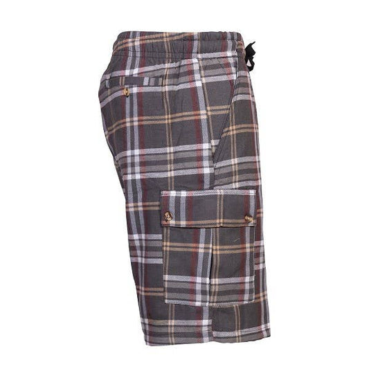 Plaid Cargo Shorts